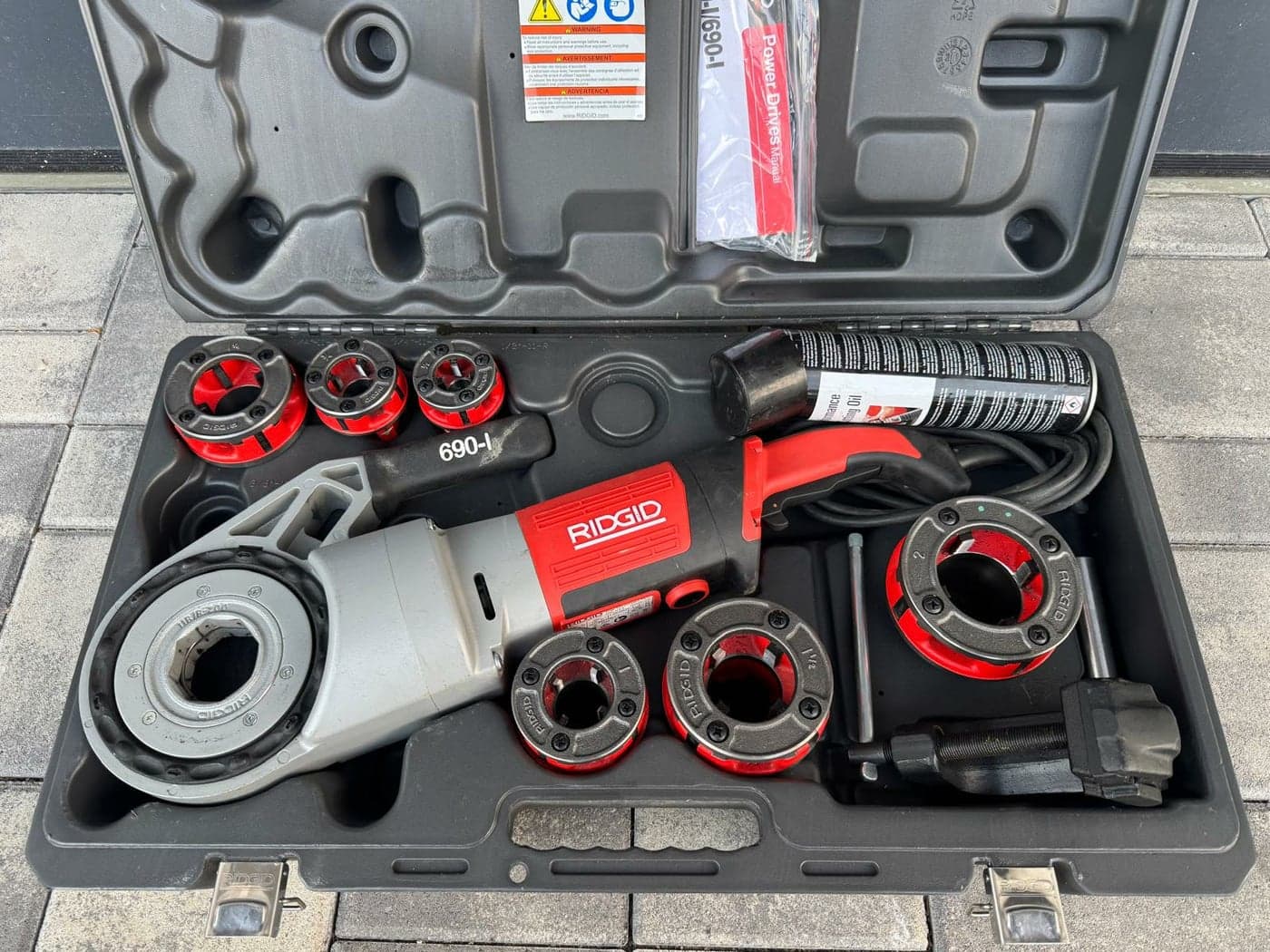 Ručný elektrický závitorez RIDGID 690-I (do 2")
